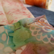 piece a quilt with size 8Q Spiral Eye Needle