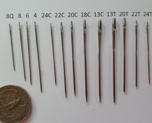 16 Spiral Eye Needles