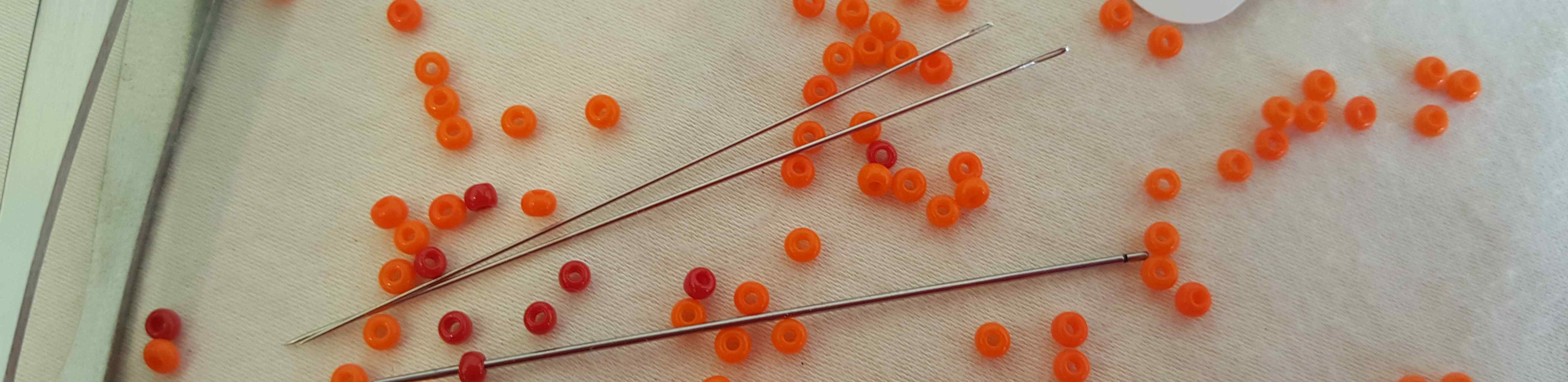 Beads and beading needles