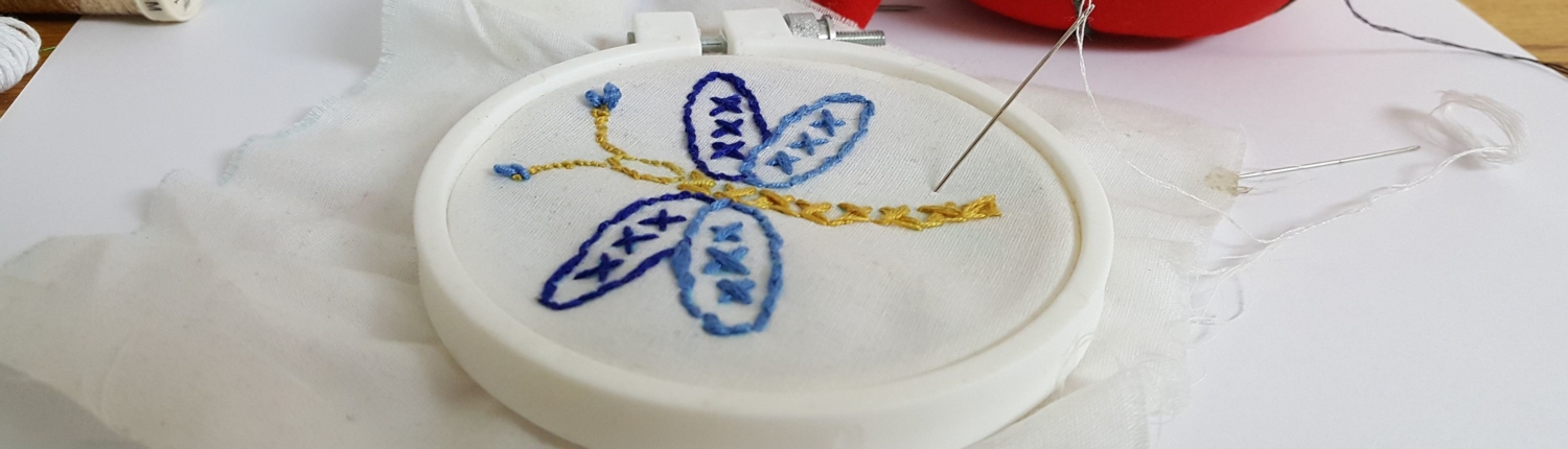 Embroidery sampler