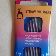 Straw Milliners needles assorted