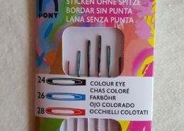 color coded cross stitch needles