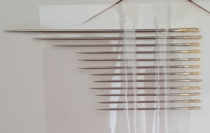 Set of 12 SENCH side threading needles