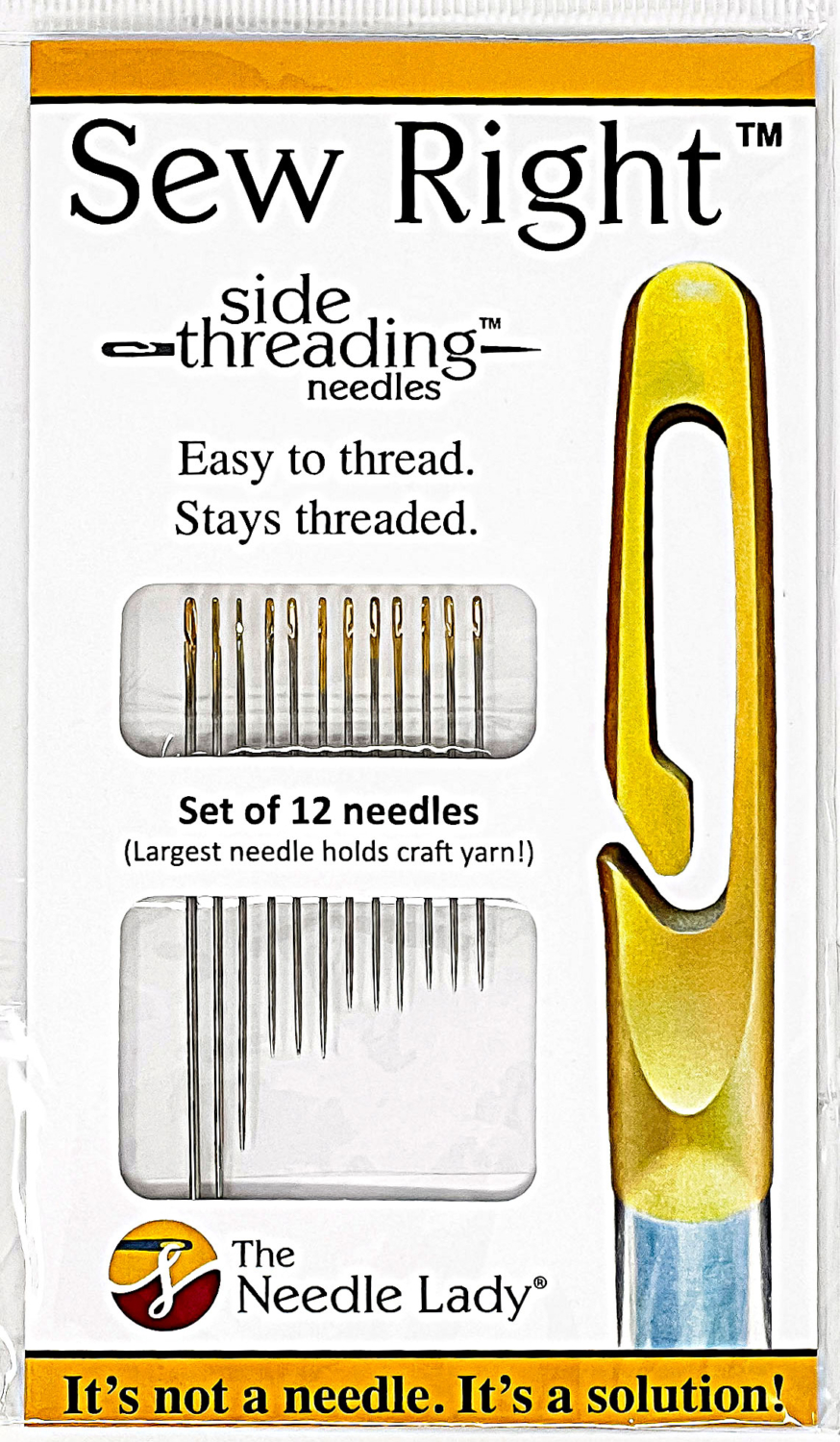 SEW RIGHT™ Side Threading Needles The Needle Lady